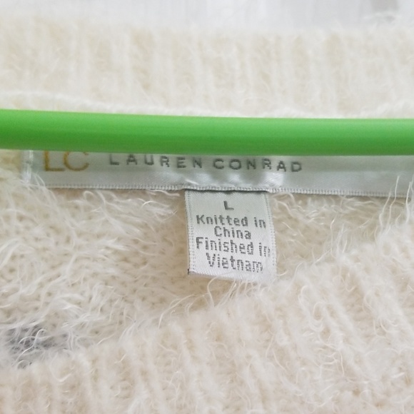 Lauren Conrad fuzzy top - Picture 2 of 4